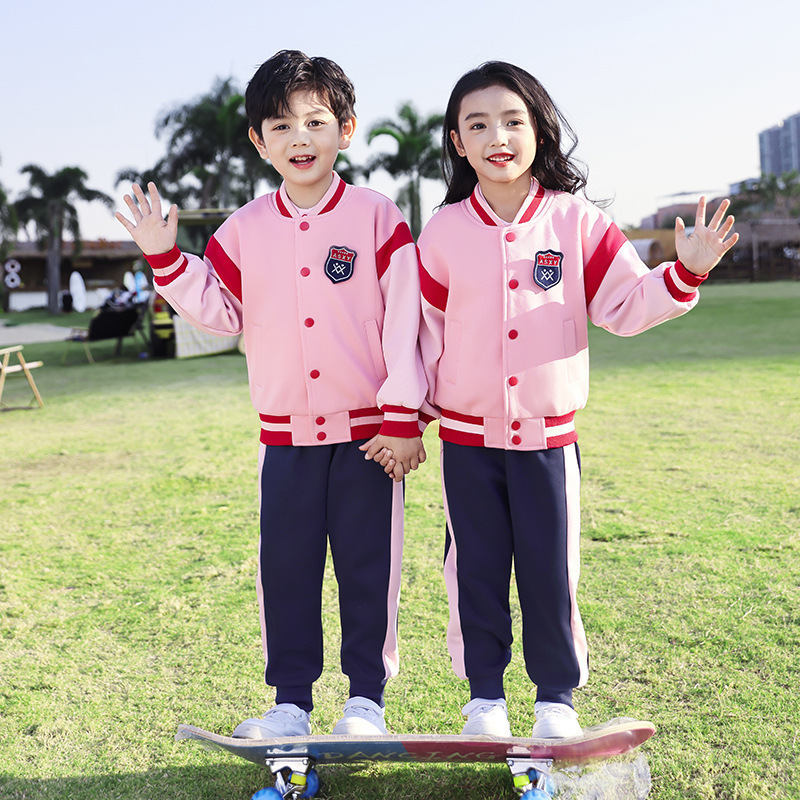 幼兒園園服大小班服春秋季校服套裝小學生運動會開幕式服裝三件套