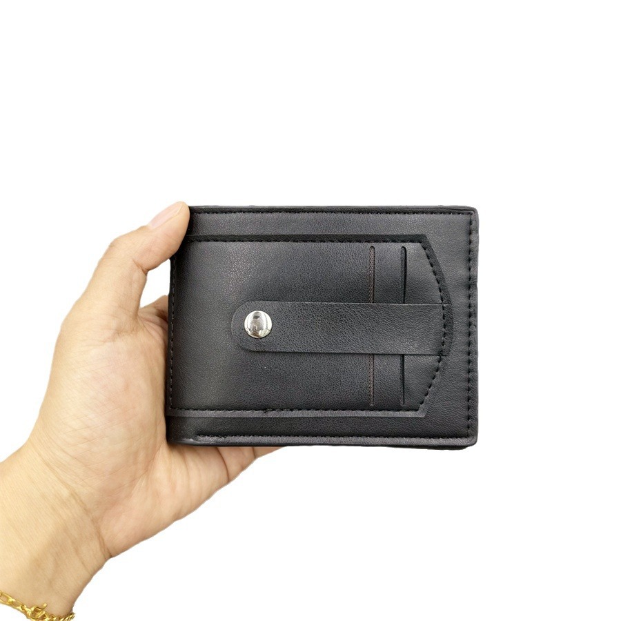 Portofel bărbătesc nou, portofel personalizat la modă, fără cataramă_voghion.com