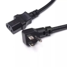 NEMA 5-15P��ʽ90�ȏ��^�����Դ�� ƽ�^��Ҏ���^16AWG�J�C