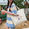 Shopping bag, one-shoulder bag, capacious cloth bag, wholesale