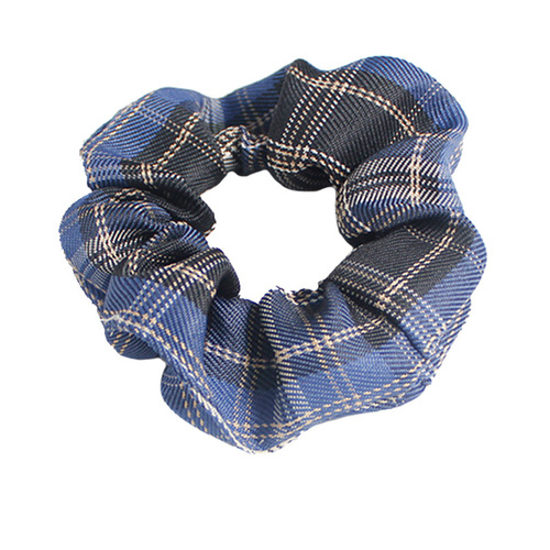 Sweet set jk large intestine hair band headband college style girl internet celebrity jewelry plaid fat intestine hair band hair accessories wholesale