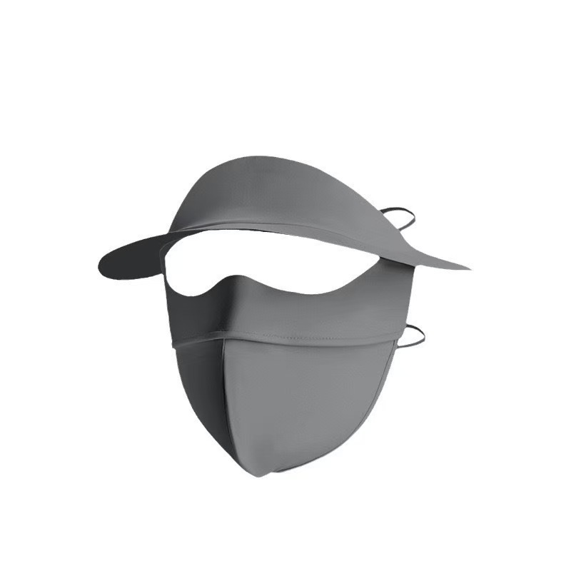 Ciclismo máscara solar para mujeres verano cubre todo el rostro protector anti-UV chaqueta máscara de hielo máscara de sombreador solar velo transpirable