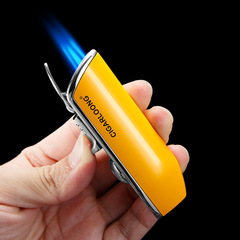 CIGARLOONG Cigar Lighter Windproof Straight Metal Personalized Creative Portable Cigar Lighter