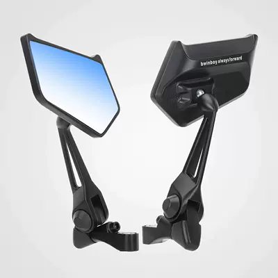 Wholesale Suzuki UY125 Motorcycle rearview mirror - 8cm10cm-orthodontic-universal-454-rear-view-mirror-blue-glass