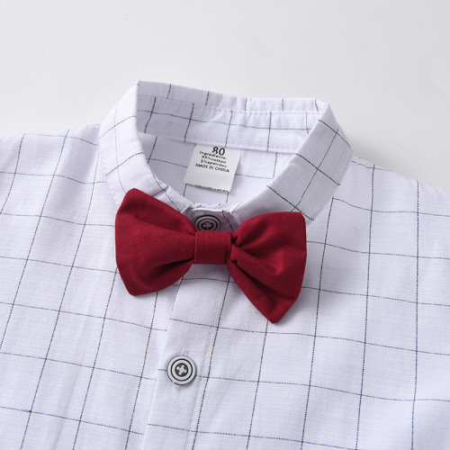 Foreign Trade Kids' Clothing: British-Style Suit Vest 3-Piece Set | Children's Spring/Fall Formal Wear | Boys' Autumn Outfits | Baby Clothes