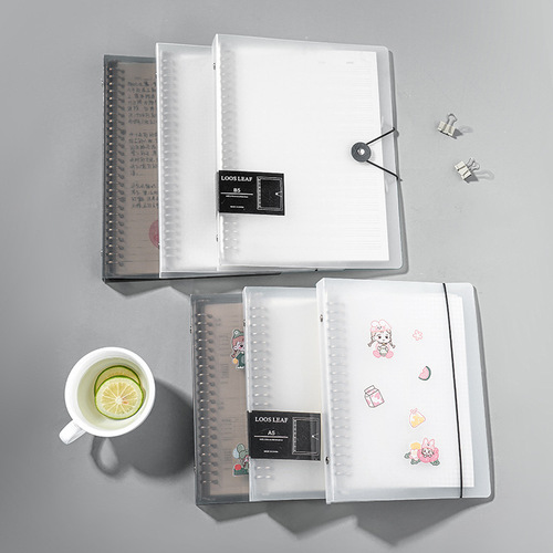 B5 Expandable Binder Spiral Notebook Student Planner Detachable Grid Notepad a5 Spiral Bound Large Capacity