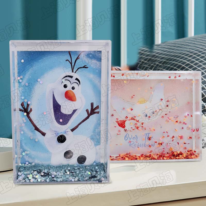 Special price fixed Blue Series: Silver round + blue glitter + colorful glitter star surrounding quicksand photo frame Special price fixed Blue Series: Silver round + blue glitter + colorful glitter star surrounding quicksand photo frame