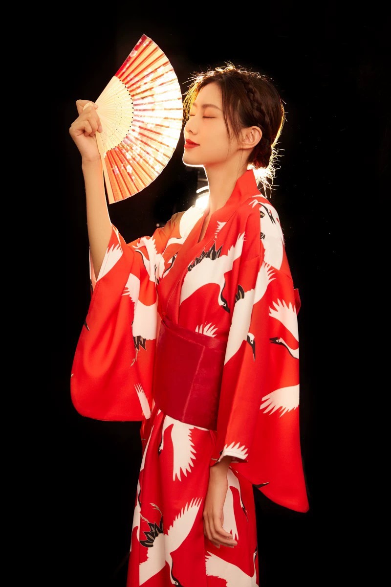 Japanese multicoloured bathrobe, dress