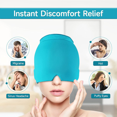 Customized cold compress sleeping headgear, gel ice cap, head and eye cooling ice to relieve headaches, hot compress, ice compress eye mask