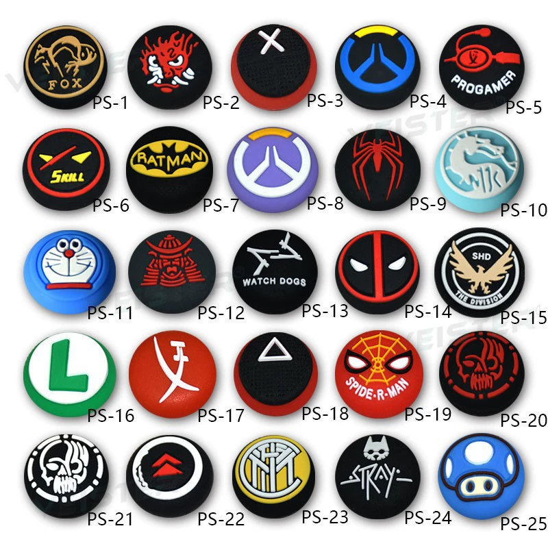 PS5/PS4 качающийся колпачок геймпад 3D Грибовидная головка коромысло PS5 ручка крышка кнопки силиконовый защитный колпачок