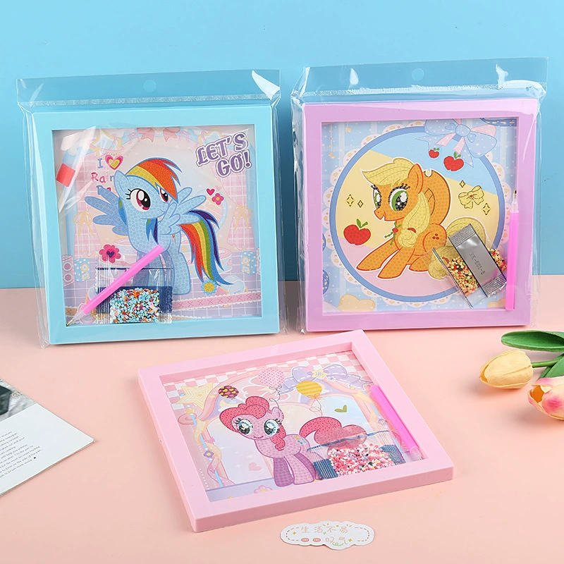 Детская умная игрушка, рамка для фото в стиле мультфильмов, наклейки, handmade, оптом