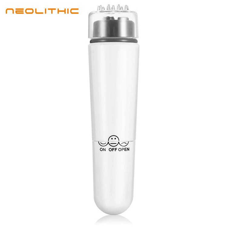 Handheld cosmetic massager (Neolithic), compact portable, 12.5×3×8 cm, lightweight