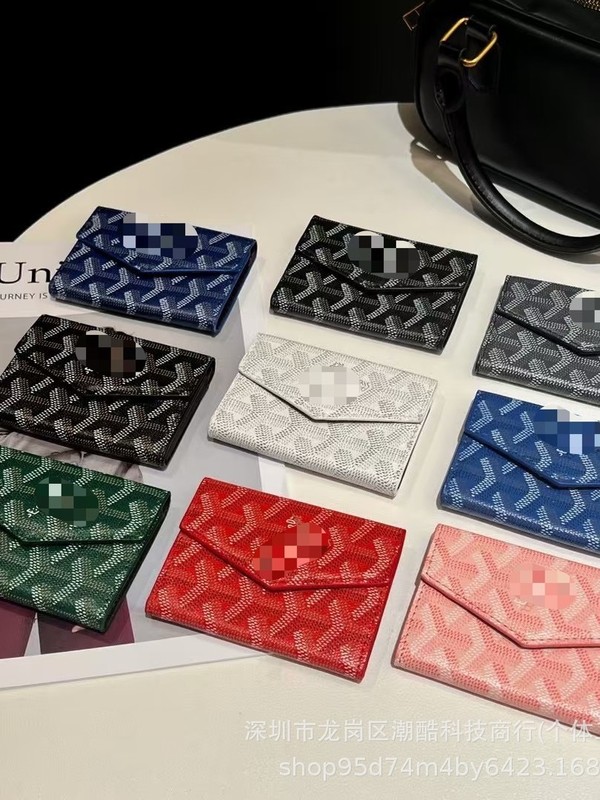 カードホルダー 新型財布 プリントショート 多機能二つ折り薄型ビジネス財布 犬歯オルガンバッグ トレンドブランドホットスタイル|undefined