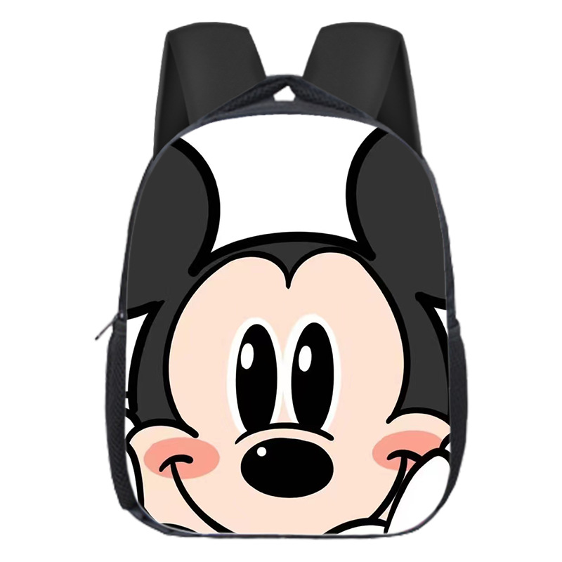 Mochila escolar popular de Mickey para niños, mochila de jardín de infantes, dibujos animados, linda, versátil, para estudiantes de primaria, mochila de gran capacidad, ligera