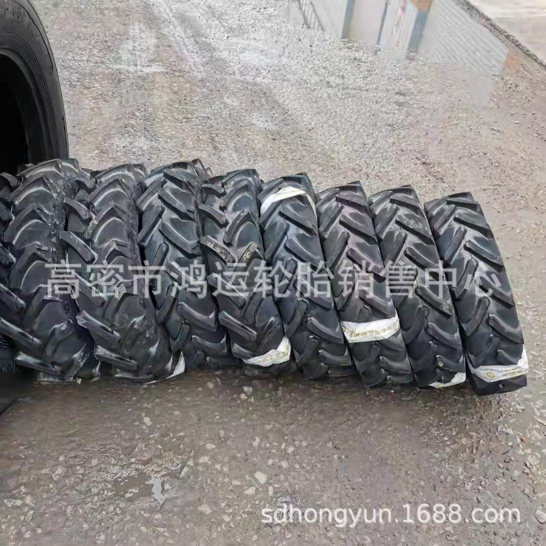 6.50/80-15农用机联合收割机 播种机拖拉机轮胎人字花纹6.5/80-15