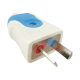 Factory wholesale PC material pure copper high-power two-pin plug rotating fixed plug