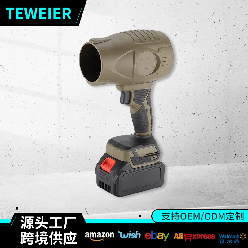 Мощный внешний роторный 64-канальный литиевый аккумуляторный воздуходувный многофункциональный турбинный пылесос с функцией мощного фена для удаления пыли