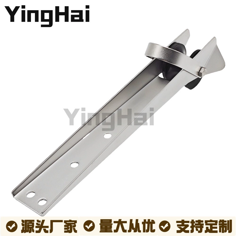 Кронштейн для якорной цепи из нержавеющей стали 304, 390 мм, для якорной лебедки, крепление для якоря буксирного судна, ролик, морское оборудование для яхт