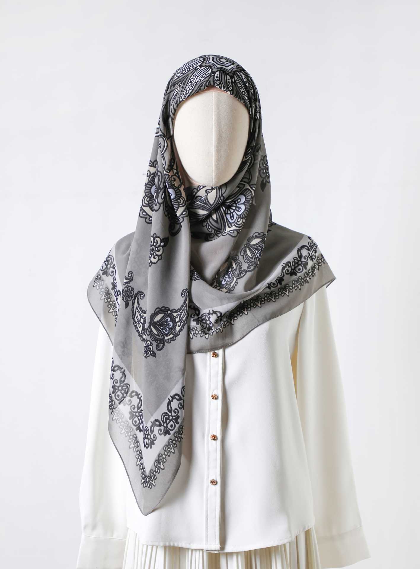 110 크리스탈 쉬폰 01 [그레이]