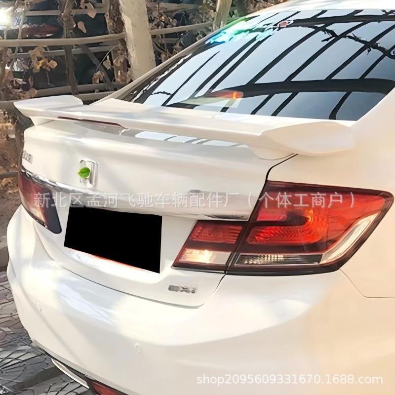 Honda Civic 9Th Generation Rear Wing 12-16 Models 9Th Generation 9.5Th Generation New Civic Rear Wing Modification Special No-Drill Paint