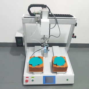 Double-station automatic soldering machine tin adding machine plug-in welding machine PCB board soldering machine