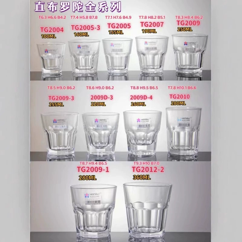 Закаленное стекло восьмиугольное стекло стакан виски стакан белый винный стакан бар стакан стакан стакан для продвижения