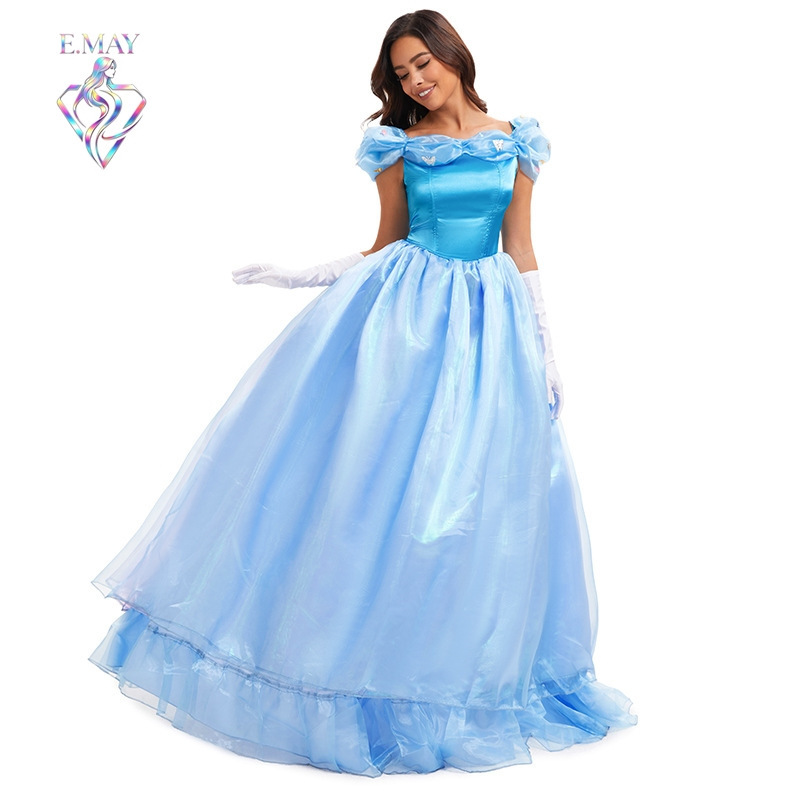 Halloween Costume Adult Cinderella Princess Dress Nightclub Ds Stage Performance Costume Drama Opera Halloween Costume Adult Cinderella Princess Dress Nightclub Ds Stage Performance Costume Drama Opera