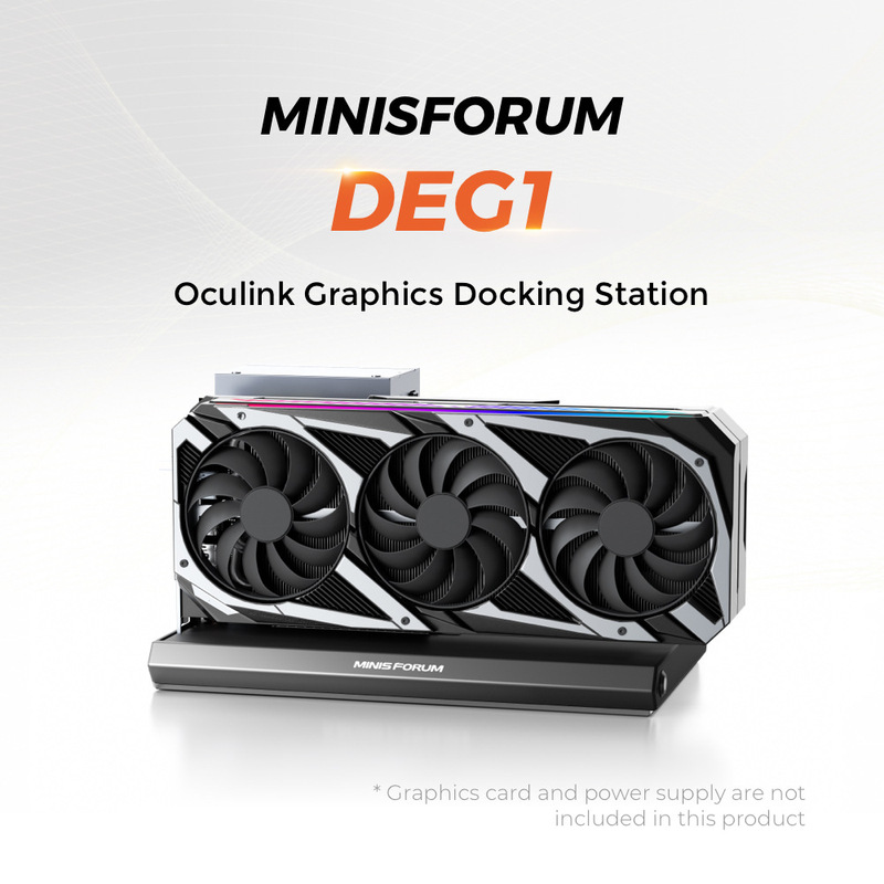 Minisforum New Dedicated Interface Oculink Graphics Card Docking Station Deg1 Minisforum New Dedicated Interface Oculink Graphics Card Docking Station Deg1