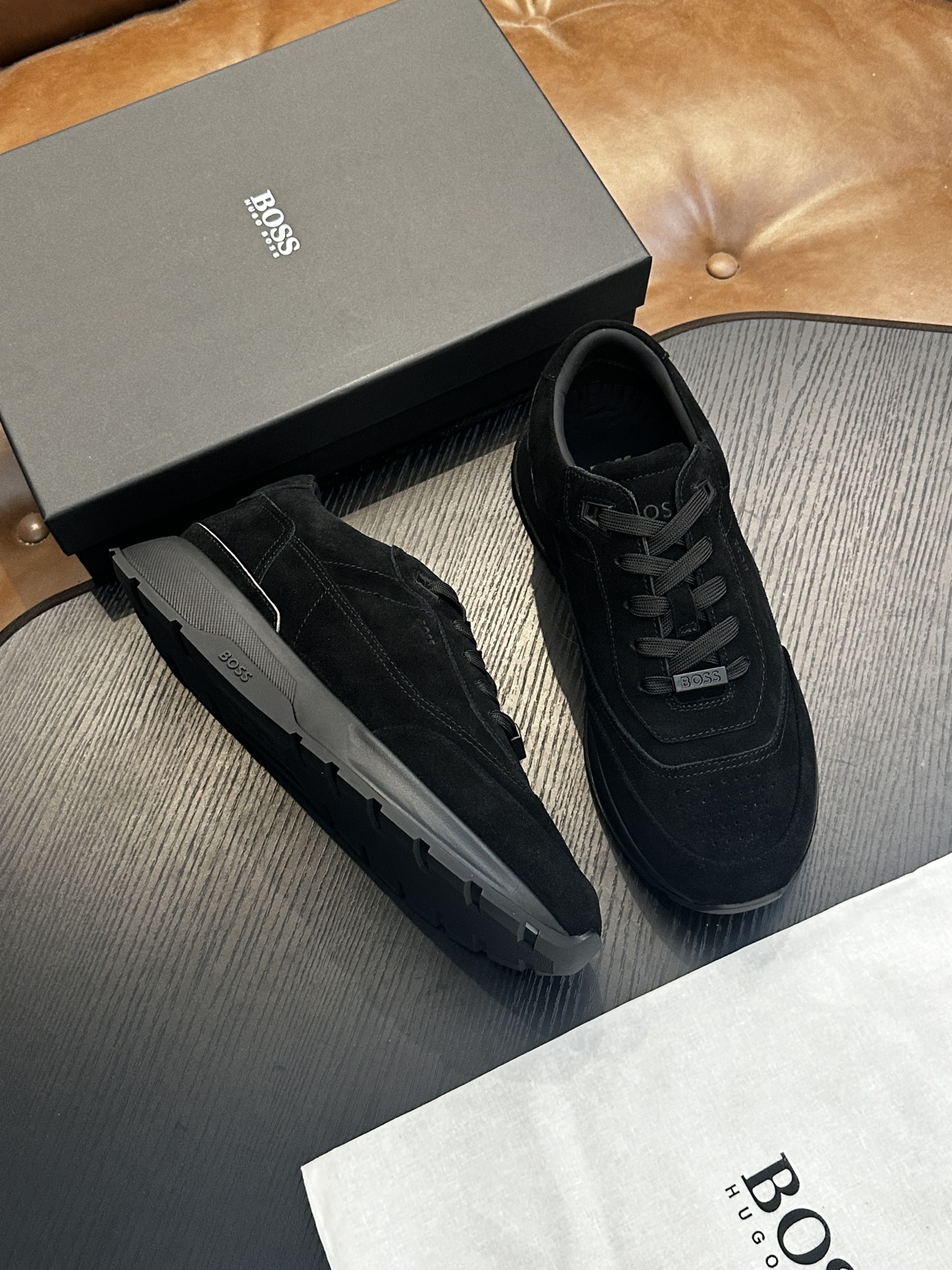 Europa 2025 zapatos de moda de hombre zapatos de piel de vaca zapatos casuales cómodos transpirables etiquetados BS personalizados