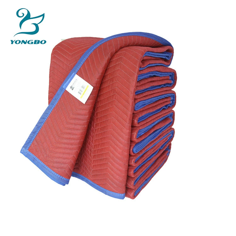 Большое количество, льготное качество, цельное Прямая доставка, красное и синее подвижное одеяло, упаковочное одеяло, движущееся одеяло для транспортной мебели.