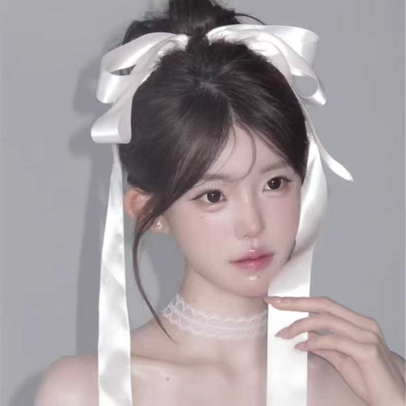 5382 엑스트라 롱 로프 래빗 더블 레이어 스프링 클립-베이지