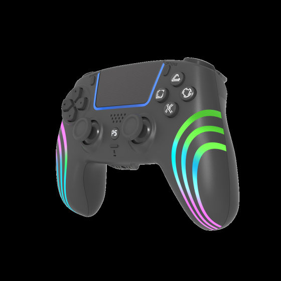 PS5 Bluetooth Handle P5 SLIM Game Handle Colorful Light somatosensory Ps5 pro Handle PC Handle Cross Border