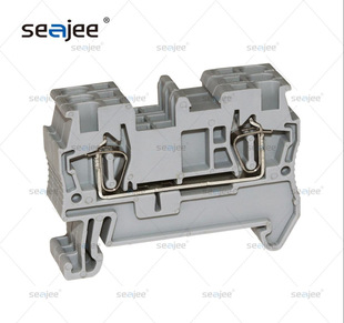 Supply ST1.5 wiring terminal pure copper 1.5MM cage wiring ST spring terminal row grounding zero row wholesale
