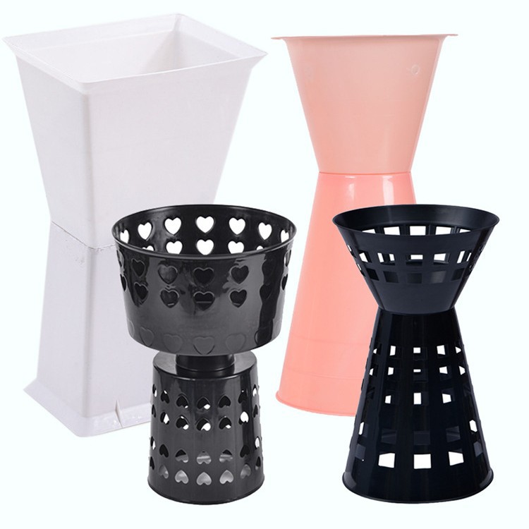 剑桶箭筒筒剑小号加高墩神器方墩小香风插花花束固定包花方形花托