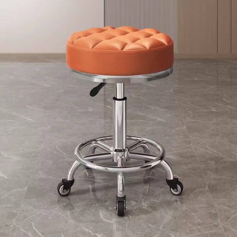 Taburete de belleza, polea de elevación rotativa, taburete de computadora, taburete de manicuría, taburete redondo, peluquería, silla giratoria, salón de peluquería especial