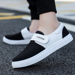 2023 foreign trade extra large size multi-color versatile men's shoes Korean style trendy Velcro low-cut sneakers lightweight men's shoes