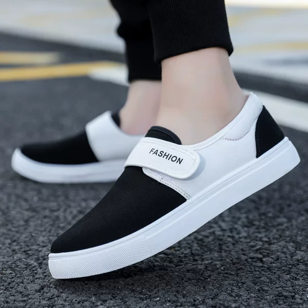 2026 Foreign Trade Style Extra-Large Size Multi-Color Versatile Men's Shoes Korean Style Trendy Velcro Low-Top Sneakers Lightweight Men's Shoes
