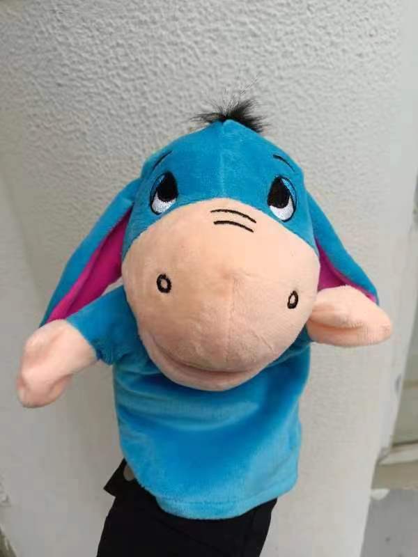 Fabricante animal Lobo conejo mono cocodrilo boca abierta padre-hijo interactivo dedo jugando marioneta jardín de infantes narración de historias