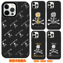 CASE联名骷髅头适用iPhone17PM/16/15/14苹果手机壳网红镜面款
