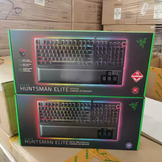 Compatible with Razer Huntsman Elite Wired Gaming Keyboard 104 Keys RGB Backlit Gaming Esports PUBG Keyboard