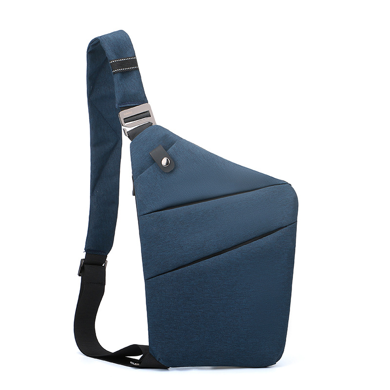 Dark blue left shoulder