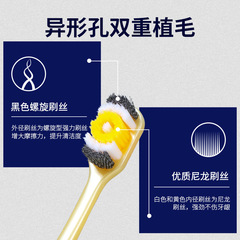 Exclusive Soft Bristle Toothbrush for Adults, 360° Spiral Independent Single Pack, Suitable for Men, Family Oral Care, Shippable