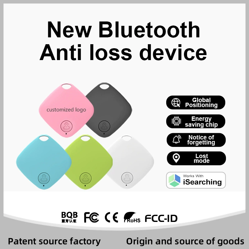 Устройство защиты от потери Diamond Bluetooth, интеллектуальное отслеживание и позиционирование, двусторонняя сигнализация с защитой от потери, дверное напоминание, устройство защиты от потери домашних животных