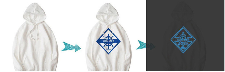 新通亮夜光刻字膜