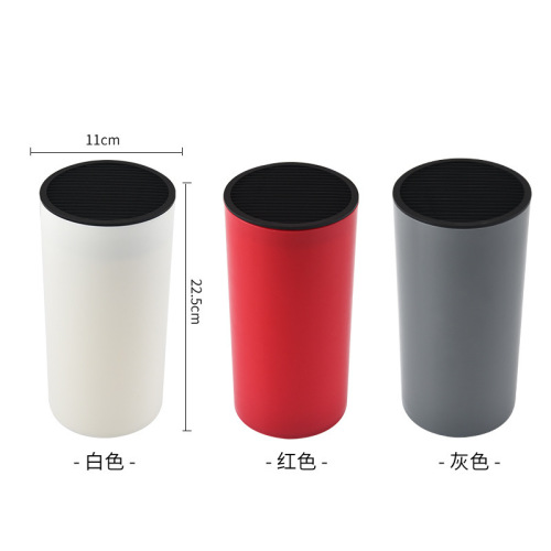 Kitchen knife holder, kitchen knife barrel, plastic kitchen knife storage rack, free knife bucket, home Nordic style