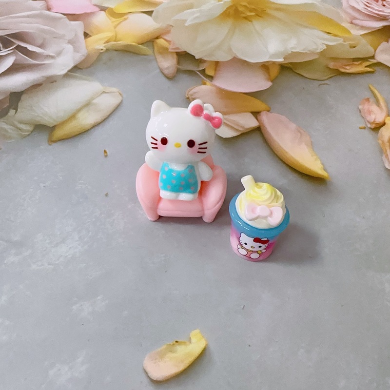 卡通diy树脂配件饰品立体夏日多巴胺短腿KT猫油胶发夹手机壳鞋扣|undefined