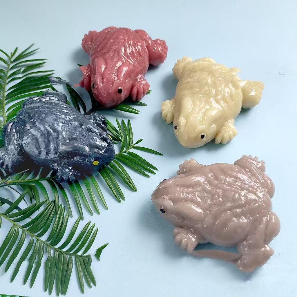 Gatito queso rebote lindo descompresión gato gato descompresión grueso juguete para estudiantes pequeño libro rojo mismo barro