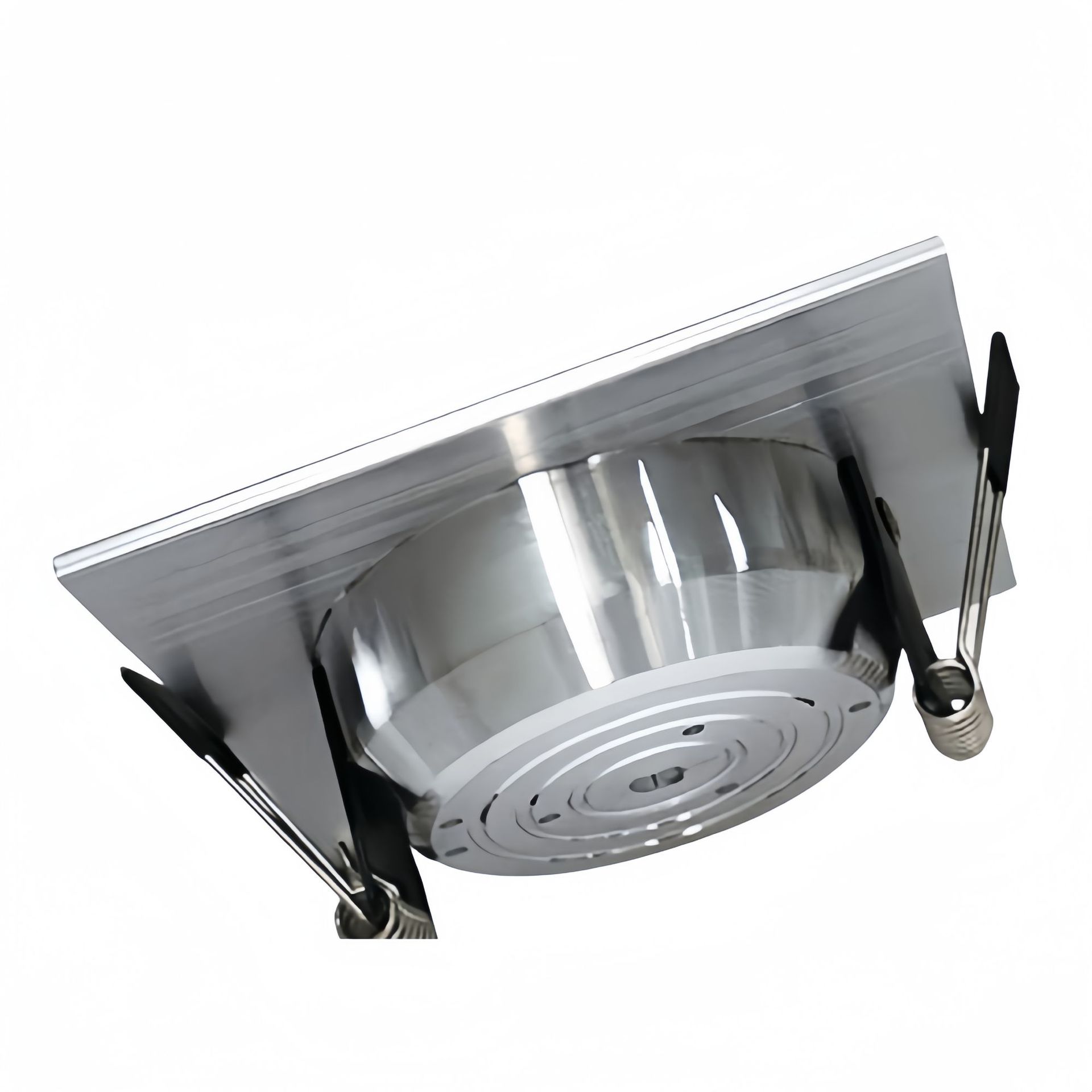 LED rectángulo cuadrado empotrado todo el downlight de aluminio blanco negro ultrafino oculto tres colores LED downlight de doble cabeza