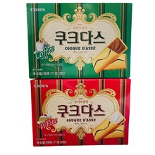 CROWN克麗安奶油蛋卷夾心餅干77g韓國進口零食批發