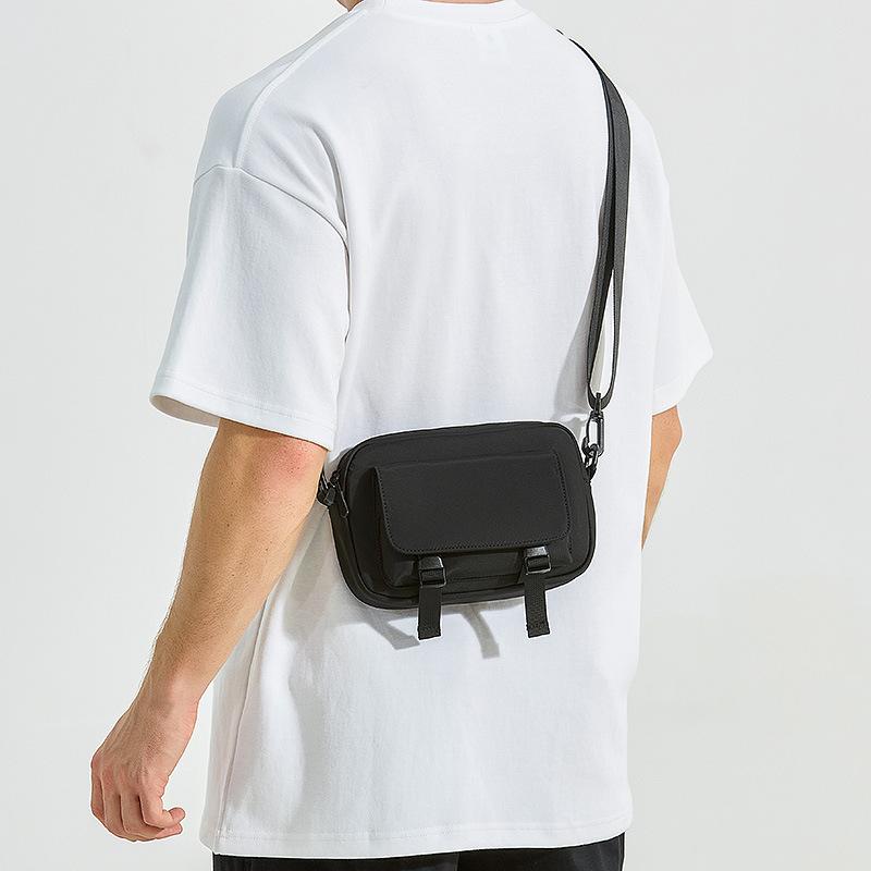 New multi-pocket shoulder bag, motorcycle bag, Korean-style men's bag, Japanese-style crossbody bag, student backpack, men's phone bag